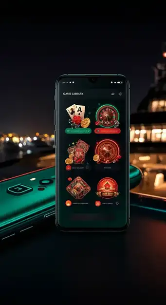 Interfaz de la aplicación móvil de BetOnRed Casino mostrando una variedad de juegos de tragaperras optimizados para pantalla táctil en español